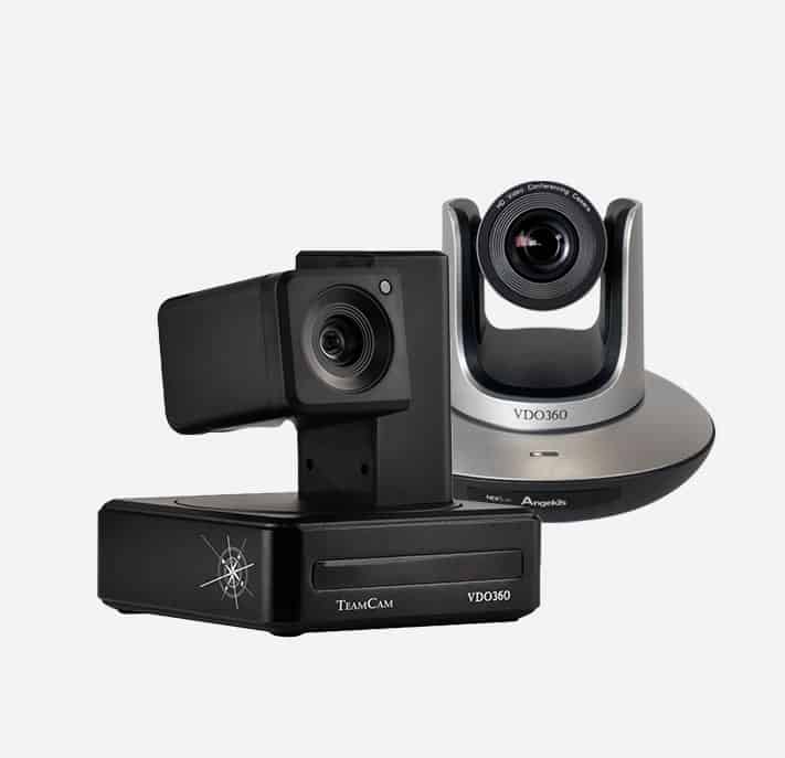The VDO360 TeamCam PTZ camera and AutoPilot PTZ camera for live streaming and video conferencing solutiuons.